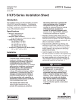 Emerson 67C Installation Instructions