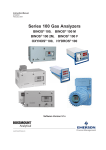 Emerson Process Management Series 100 Gas Analyzers HYDROS 100 User's Manual