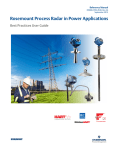Emerson Process Management - Emerson Electric Co. Radar Detector 00809-0700-4530 User's Manual