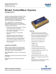 Emerson Process Management Bristol ControlWave Express User's Manual