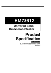 EMC EM78612 User's Manual