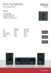 Eltax HiFi loudspeakers Symphony User's Manual