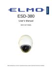 Elmo ESD-380 User's Manual