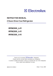 Electrolux WRM2000_A-R User's Manual
