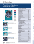 Electrolux WAVE-TOUCH EWFLS70J User's Manual