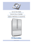 Electrolux EI27BS16JB Owner's Guide
