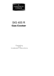 Electrolux SIG 405 R User's Manual