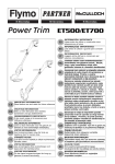 Electrolux ET500 User's Manual