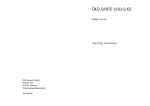 Electrolux Oko-Santo 3250-6KG User's Manual