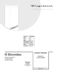 Electrolux LFFU1153DW User's Manual