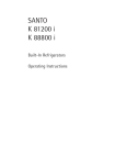 Electrolux K 81200 i User's Manual