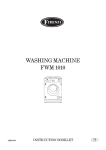 Electrolux FWM 1010 User's Manual