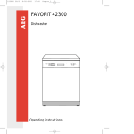 Electrolux FAVORIT 42300 User's Manual