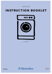 Electrolux EW 1062 W User's Manual