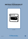 Electrolux EOB 812 User's Manual