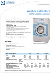 Electrolux Washer W4105N User's Manual