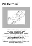 Electrolux ELECTRIC WHEELED Rotary Lawnmower User's Manual