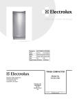 Electrolux E15TC75H User's Manual