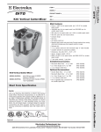Electrolux Dito 603362 User's Manual