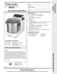 Electrolux Dito 601416 User's Manual
