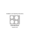 Electrolux CM 600 BLK User's Manual