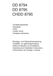 Electrolux CHDD 8795 User's Manual