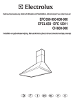 Electrolux CH600-900 User's Manual