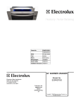 Electrolux 31266300870S2 User's Manual