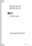 Electrolux 189 GT User's Manual