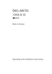 Electrolux 1254-6 iU User's Manual