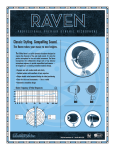 Electro-Voice Raven Professional Premium Dynamic Microphone User's Manual