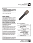 Electro-Voice PL44 User's Manual