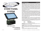 Elation Professional Event Panel System User's Manual