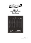 Elation Professional sdc-6 User's Manual