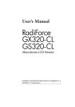 Eizo GS320 User's Manual