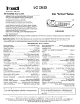 Eiki LC-XB33 User's Manual