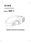 Eiki EIP-1 User's Manual