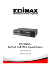 Edimax Technology ES-5240G+ User's Manual