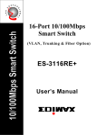 Edimax Technology ES-3116RE+ User's Manual