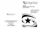 EdgeStar EAC420 User's Manual