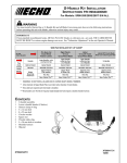 Echo U-HANDLE SRM-280S User's Manual