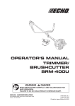 Echo SRM-400U User's Manual