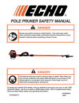 Echo Pole Pruner User's Manual