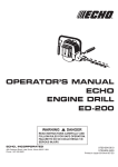 Echo ED-200 User's Manual