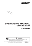 Echo CS-440 User's Manual