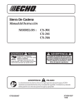 Echo CS-301 User's Manual