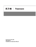 Eaton POWERWARE 9315 User's Manual