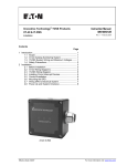 Eaton Electrical IM01005012E User's Manual