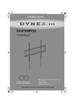 Dynex Fixed Wall Mount for Most 37" - 70" Flat-Panel TVs - Black User's Manual