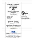 Duracell Air Cleaner 75 User's Manual